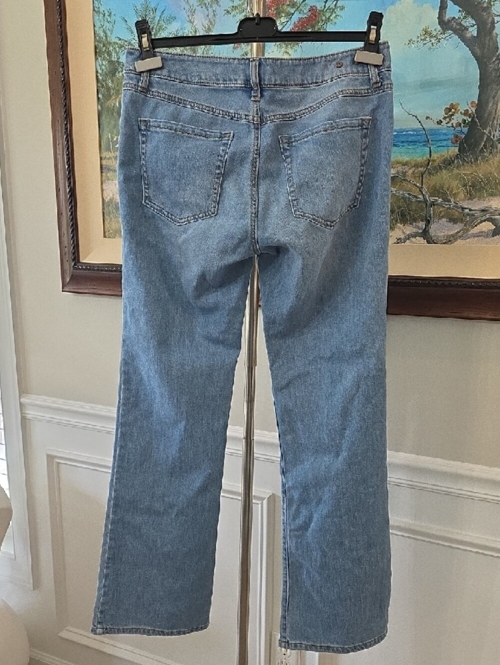 CAbi Light Blue Wide-Leg Jeans - Picture 6 of 7